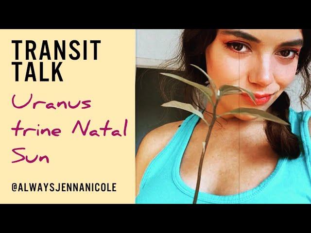 Transit Talk: Uranus Trine Natal Sun