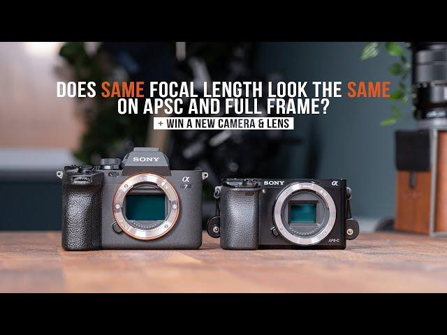 APSC vs Full Frame FOCAL LENGTH Comparison // Sony A6000 vs Sony A7IV (Sony 35mm vs 50mm F1.8 FE)