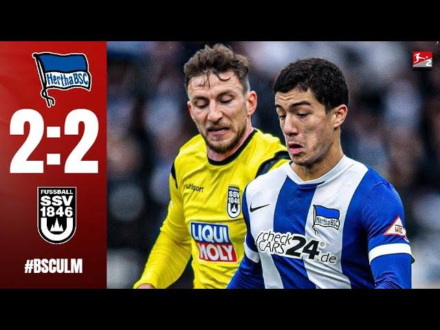 Hertha BSC - SSV Ulm | 2:2 | Highlights | 2. Bundesliga 2024 | hertha ulm