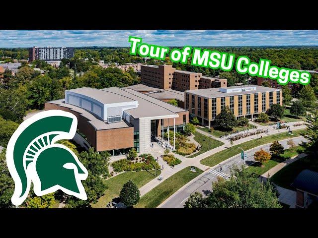 Tour of Michigan State University Colleges 2024 !