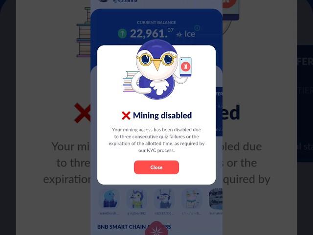 My Ice account is disabled after 3 time quiz kyc failure #icequiz #icenetwork #iceblockchain