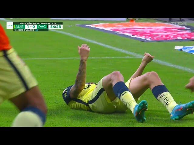 Gol de Diego Valdés | América 1 - 0 Tuzos | Liga BBVA MX - Grita México C22 | Semifinal IDA