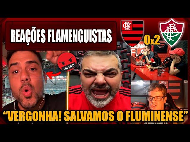 REAÇÕES FLAMENGUISTAS - FLAMENGO 0x2 FLUMINENSE - BRASILEIRÃO - VAMOS RIR DO FLAMENGO!