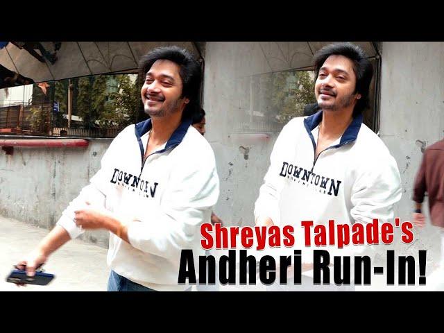 Shreyas Talpade Turns Heads in Andheri!  #Bollywood #Andheri #ShreyasTalpade #CelebritySpotting