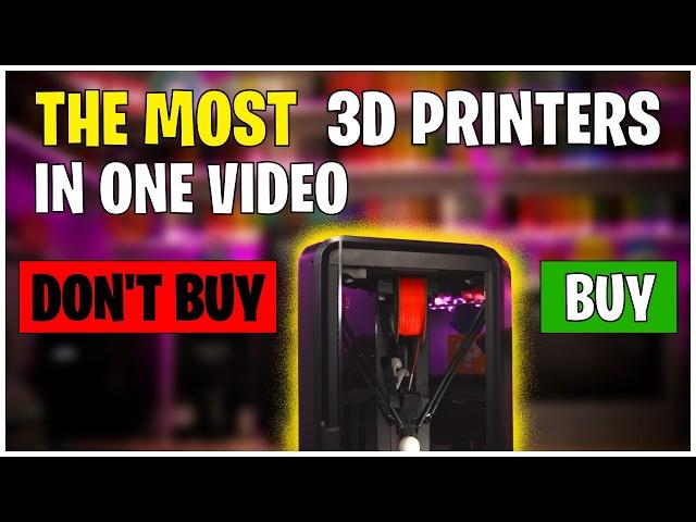 INSANE 33 3D Printers Reviewed in 9 Months!