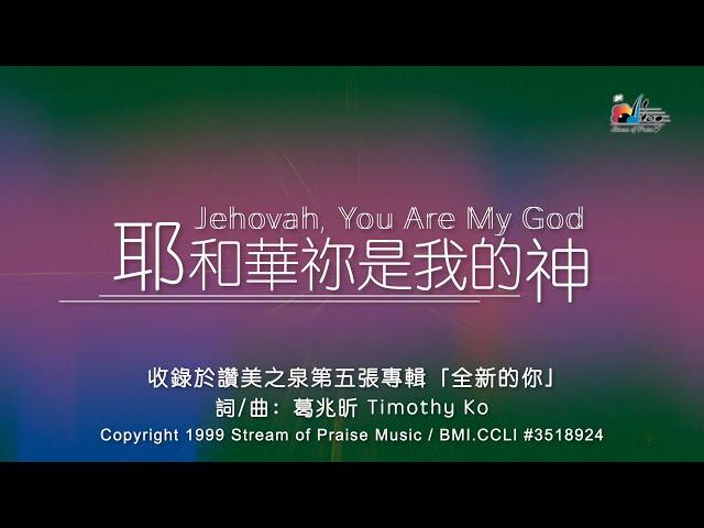 【耶和華祢是我的神 Jehovah, You Are My God】官方歌詞版MV (Official Lyrics MV) - 讚美之泉敬拜讚美 (5)