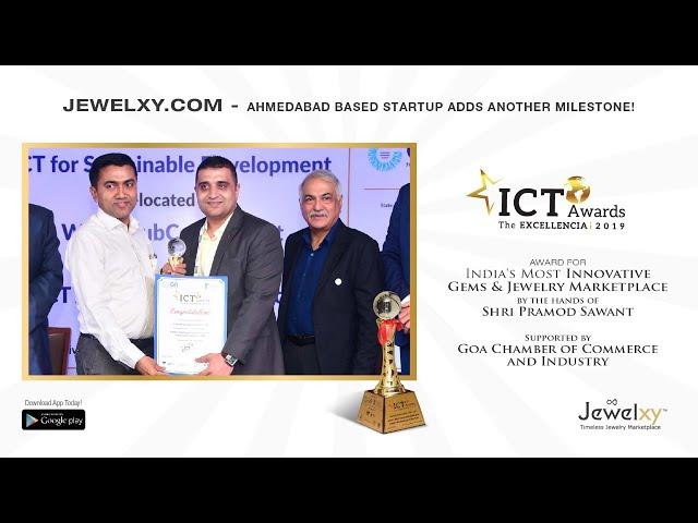 The Most Innovative Jewellery Marketplace Award 2019 | Goa Chamber of Commerce | Jewelxy