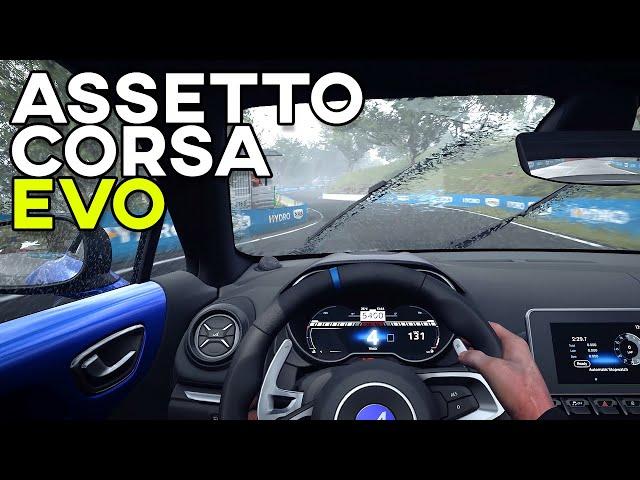 Assetto Corsa EVO Heavy Rain At Mount Panorama