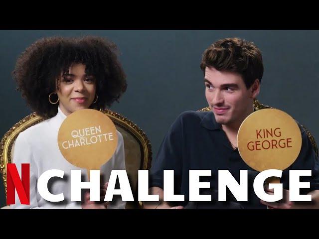 QUEEN CHARLOTTE Cast Plays 'Who's Most Likely To: King & Queen Edition' With India & Corey | Netflix