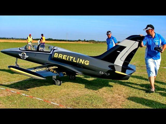 THE WORLD´S BIGGEST RC SCALE MODEL TURBINE JET L-39 ALBATROS XXXL / Euroflugtag Rheidt 2016