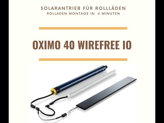 Rolladen Montage in weniger als 8 Minuten!! Rolladen mit Solarantrieb - Somfy Oximo 40 WireFree io