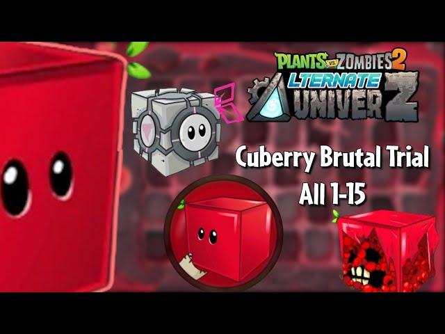 Cuberry's Brutal Trial - the AuZ's funtime featuring Portal 2 Companion Cube reward! | PvZ 2 AltverZ