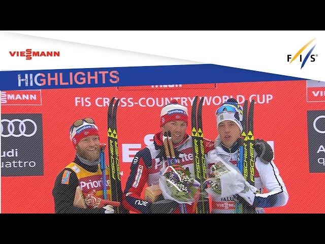 Highlights| Iversen leads Norwegian one-two in Mass Start at Falun | FIS Cross Country