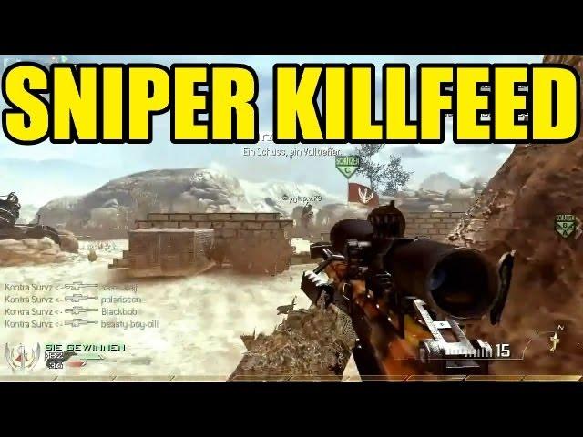 SNIPER KILLFEED | Call of duty MW2 and MW3