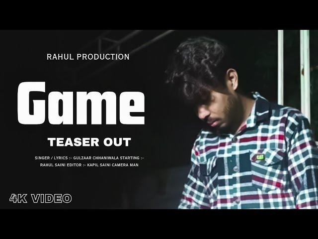 Game Song Teaser ( Cover ) By Rahul Saini | Latest Haryana Song Gulzaar Chhaniwala