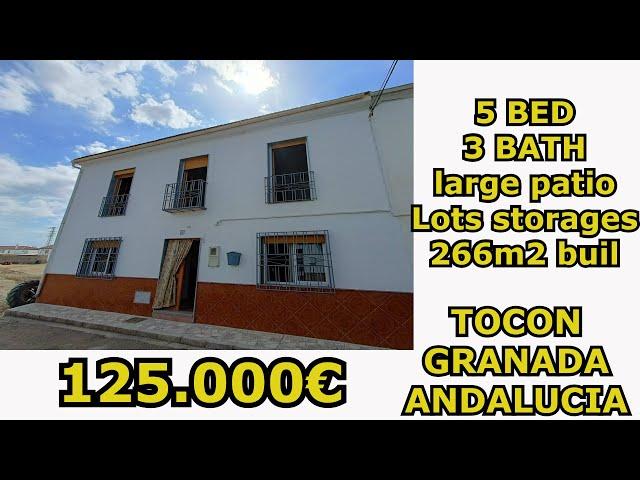 €125.000-Large Townhouse with lots of potential near Granada city, Adanluca, Spain