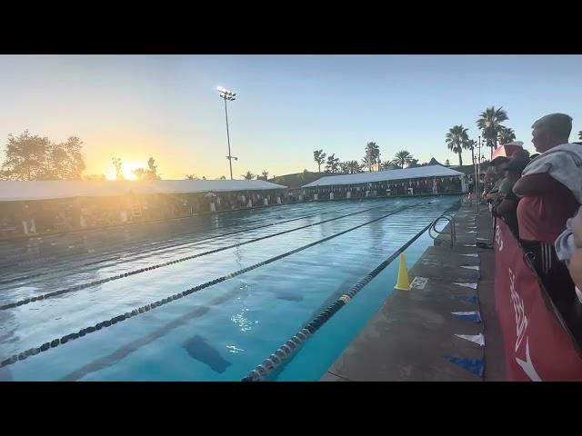 Carson Foster VS David Johnston in 400 freestyle