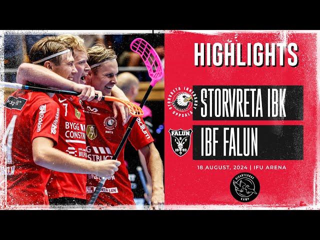 Highlights Storvreta IBK vs IBF Falun Giganternas Kamp 2024