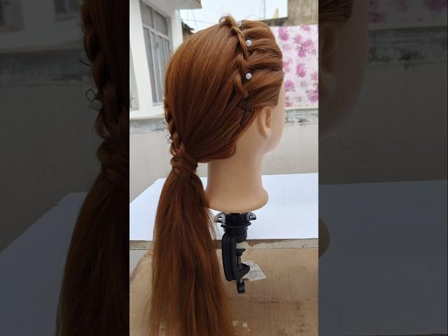 Unique easy hairstyles for girls #trending #viral#shorts#ytshorts