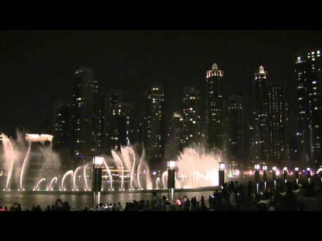 Dubai Fountain,Elissa, Aa Bali Habibi,