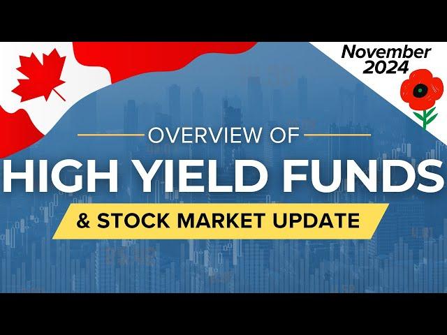 November 2024 High Yield Income Funds Overview & Stock Market Update | Ep.55 (Canada)