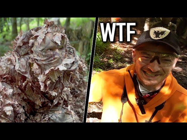 Ghillie Suit Sniper reveals himself gets HILARIOUS reaction (TRY NOT TO LAUGH)