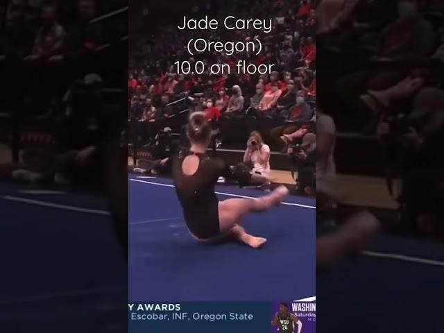 Jade Carey perfect 10 on floor! comment any ideas you have for me please, i really need help!