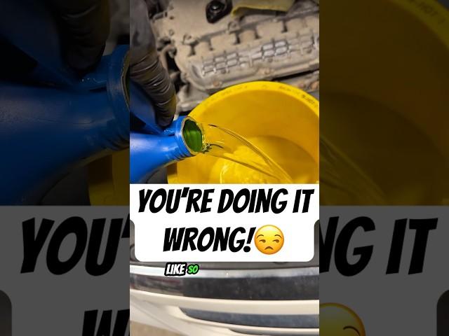 Bleed Your Coolant the RIGHT Way! #mechanic
