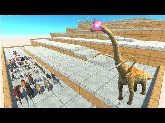 ESCAPE FROM ALIEN BRACHIOSAURUS #3 - Animal Revolt Battle Simulator