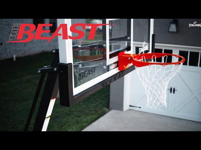 Spalding The Beast 72" Portable Basketball Hoop | Your Home Court Advantage