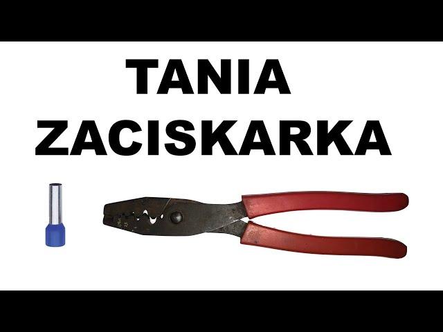 Porównanie taniej chińskiej  vs markowej zaciskarki tulejek kablowych