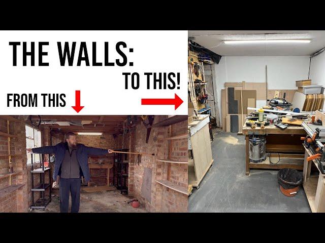 The Walls - Small Garage to Small Workshop