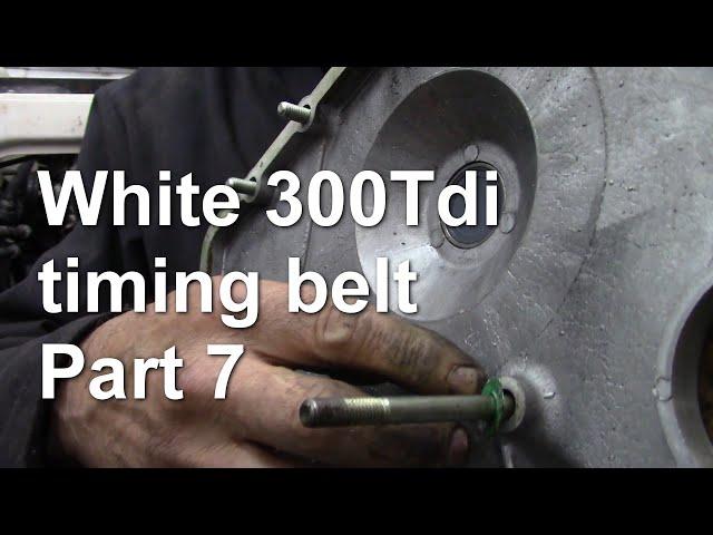 White 300Tdi timing belt part 7