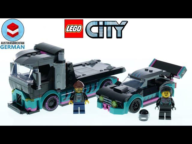 LEGO City 60406 Autotransporter mit Rennwagen – LEGO Speed Build