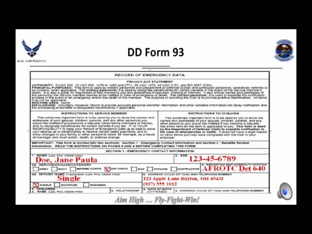 AFROTC New Cadet Web Based Application