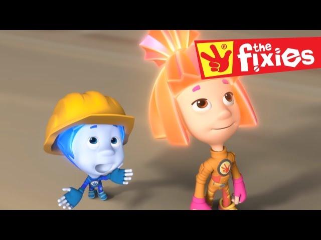 The Fixies English - The Lever / The Microwave | Cartoons for Kids
