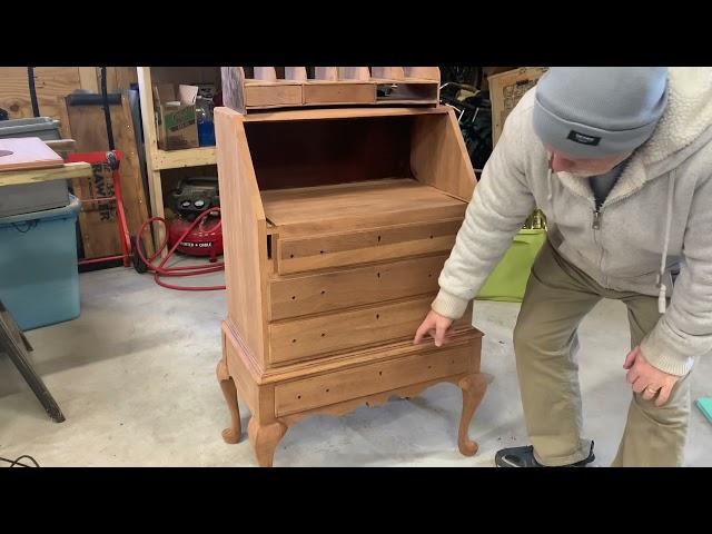 Mahogany Desk Refinishing - Part 1 of 2