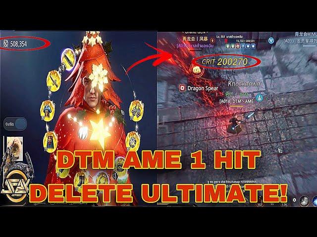 MIR4-DTM AME INSANE ULTIMATE DAMAGE | BACKHAND AND BIGBET 1 HIT DELETE  | TOBD WAR