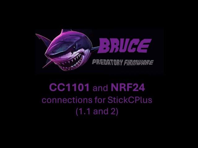 #Bruce StickCPlus to CC1101/NRF24 Connections