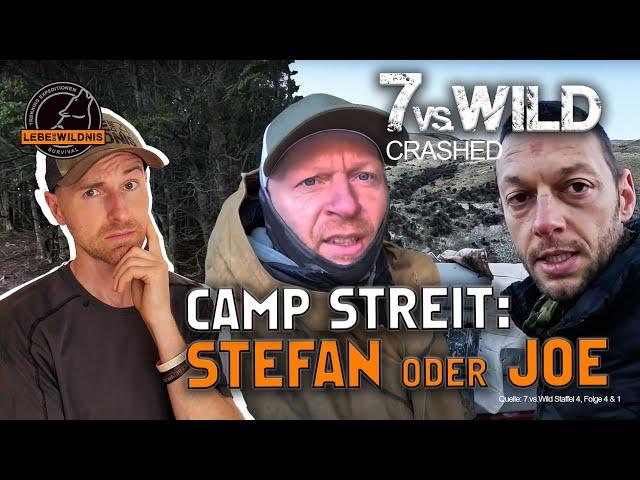 7vs.Wild: JOE vs. STEFAN – Wer hat Recht beim Camp-Spot? Survival-ANALYSE vom EXPERTEN