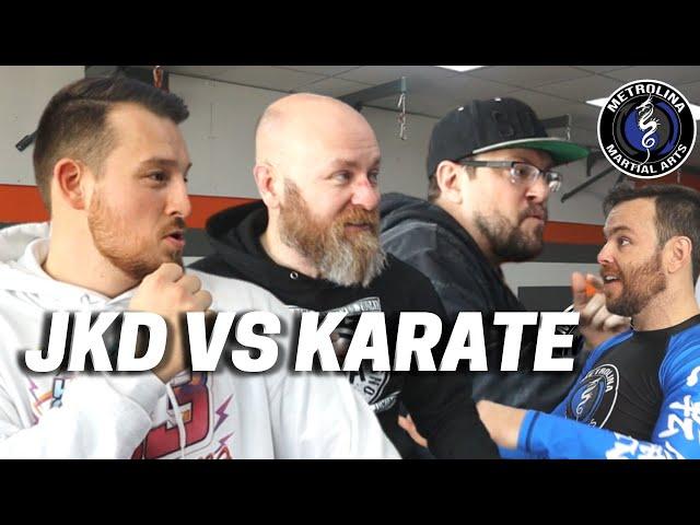 Applying Jeet Kune Do Trapping | ft. Sensei Seth, Icy Mike, and Rob from McDojoLife | JKD vs Karate