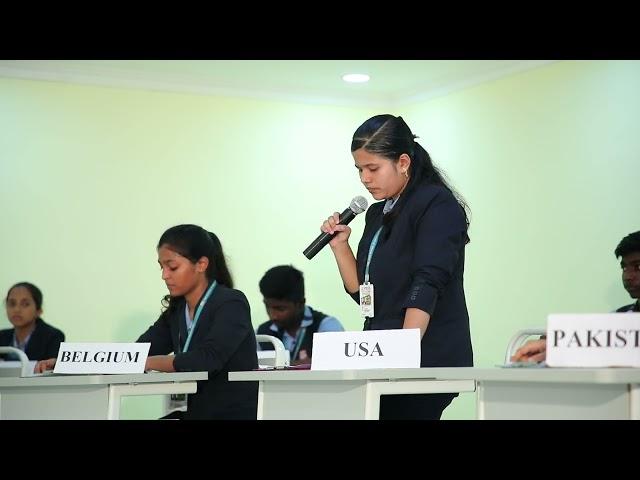 Model United Nations session on Russia-Ukraine conflict/ VINS CBSE