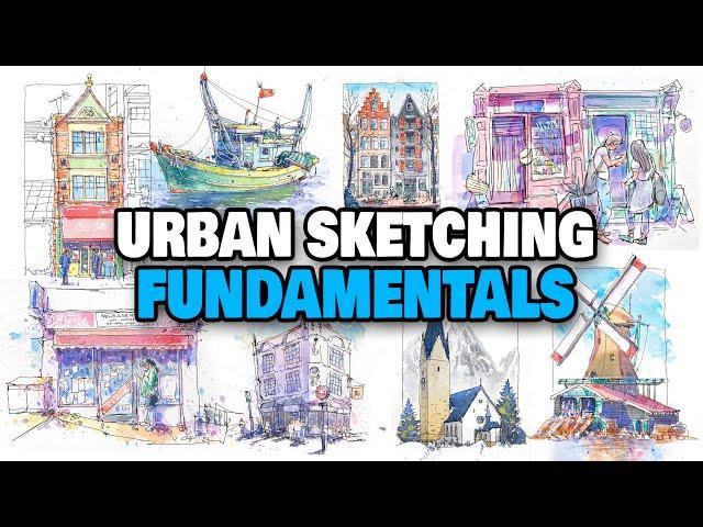 How To Start URBAN SKETCHING For Beginners - FUNDAMENTALS GUIDE