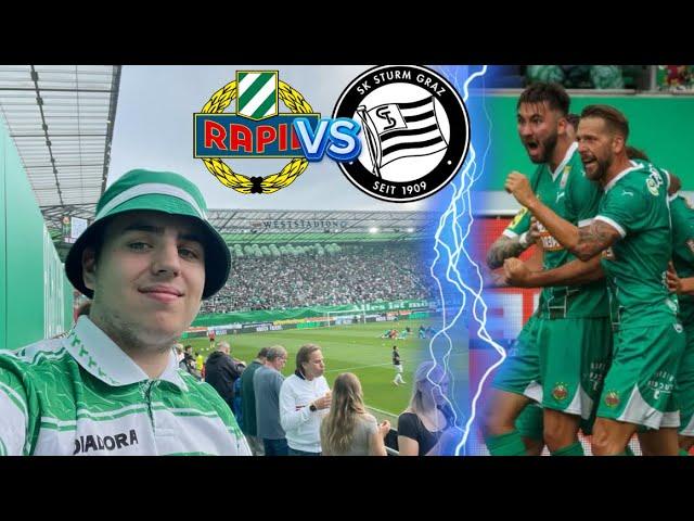 RAPID WIEN gegen STURM GRAZ | Admiral Bundesliga | Sessionauftakt in Wien | Stadionvlog | Alexice99