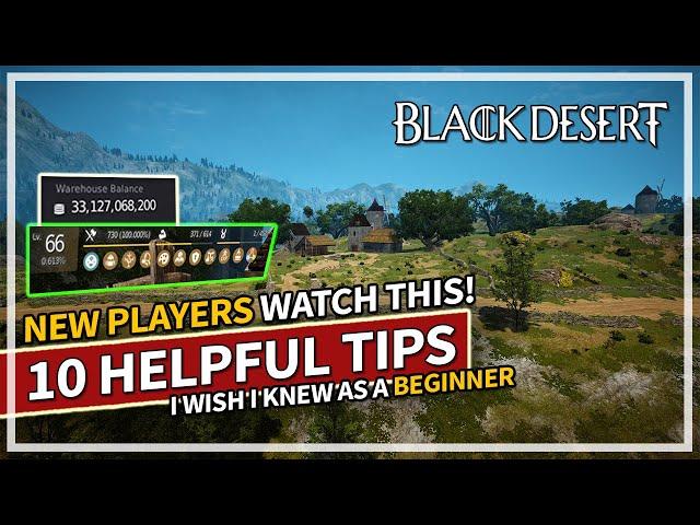 10 Helpful Tips I Wish I Knew as a Beginner in Black Desert - 2024 Edition