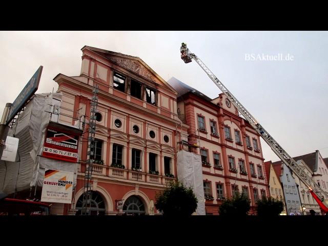 Kreis Dillingen: Feuer im Rathaus Dillingen