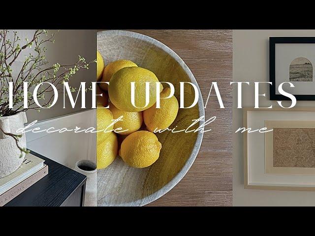 STYLING NEW FURNITURE AND HOME DECOR || EASY AFFORDABLE HOME UPDATES || COMPLETE DINING ROOM REVEAL