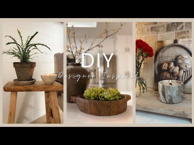 || Budget Friendly DIY's || Designer Inspired Dupes || 4 Simple & Easy Decor Ideas ||