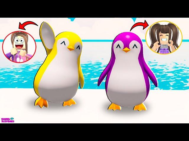 VIREI PINGUIM E MINHA MÃE TAMBÉM!! ROBLOX