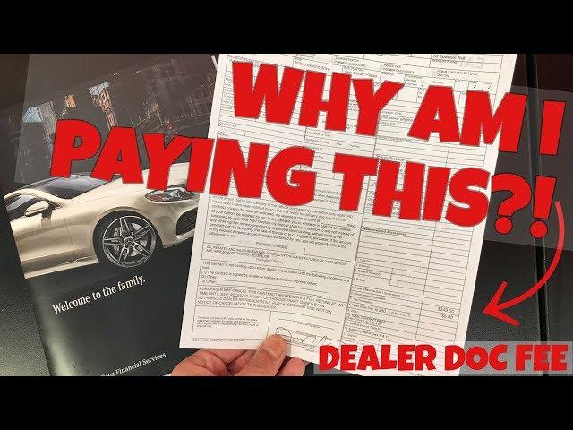 What the HECK is a Dealer Documentation Fee ?! (Dealer Admin & Doc Fee Explained) (MA Car Broker)